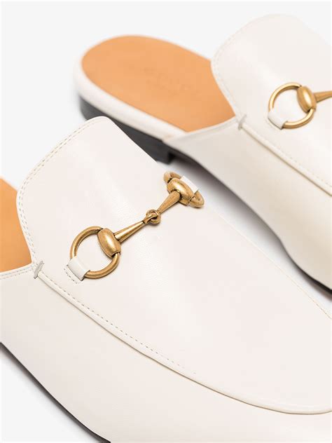 fake white gucci mules|Gucci white princetown mules.